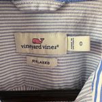 Vineyard Vines  women's 0 relaxed fit cotton button-down shirt preppy ivy work Photo 3