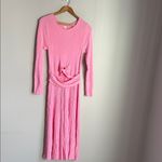 Anthropologie By  Long-Sleeve Ribbed Sweater Midi Dress Large Photo 1
