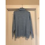 Vince Camuto Women's Long Sleeve Tight Knit Turtleneck Sweater Blue Size Medium Photo 5