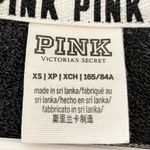 PINK - Victoria's Secret Victoria’s Secret PINK Bling Quarter Snap Gray & Pink Varsity Crew Sweatshirt XS Photo 8