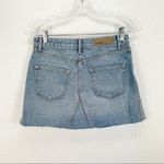 GRLFRND  The Eva Denim Skirt in Car Wash Blue Cut Off Revolve Size 27 Photo 8