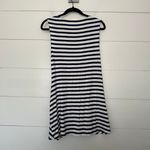 Soma  Women’s Large Navy White Stretchy Dress Photo 4