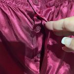 Mystic  CLOTHING 2XL BURGUNDY WITH WHITE PIPING TRIM PAJAMA SET Photo 6