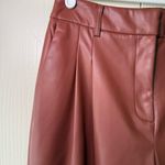 House of Harlow 1960 Revolve Faux Leather Brown Pants Size 4 Photo 4