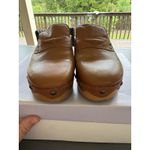 Eric Michael ‎ Delphi Cognac Size 36 US 5.5-6 Penny Loafer Mule Photo 4