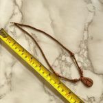 Peruvian wood beaded pendant necklace Brown Photo 6