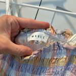 Mable Boutique Gingham Midi Dress Yellow Size M Photo 4