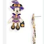 HALLOWEEN MINNIE MOUSE DISNEY BAUBLEBAR DANGLE EARRINGS NEW WITH BOX COLORFUL Purple Photo 1