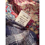 Oddi Women's Dress Plaid Patchwork Sleeveless Dress Button Shirtdress Large Oddy Photo 3