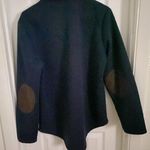 Top it Off womens long sleeve 1/2 snapped shirt size M Blue Photo 2