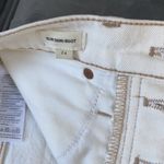 Madewell slim demi boot cut jean in off-white cream size 24 0 2 Photo 4