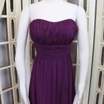 Mori Lee Strapless Flowy Maxi Evening Prom Dress Photo 2