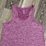 NWOT Real Essentials Sz M Racerback Tank Top Dry Fit Space Dye Purple Size M Photo 2