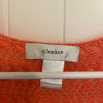 EUC | CJ Banks women’s loose‎ knit cardigan sweater — medium Orange Photo 2
