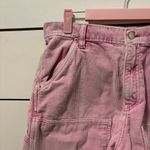 Urban Outfitters  Cutoff Carpenter Shorts Pink Photo 5