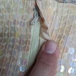 Vtg 1980s Joan Leslie Blush Pink 100% Silk Floral Bead Sequin Embellished Top M Size M Photo 3