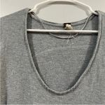 Free People  Malibu Thermal in Gray Sz Small S Photo 5