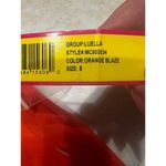 Catherines Catherine  Orange Blaze Mock Wrap Skirt Sz 8 NWT Photo 3