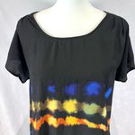 Silence + Noise Urban Outfitters black retro shirt dress size small Photo 1