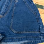 Wild Fable Women's Dark Wash Cargo Utility Midi Denim Shorts - Size 4 - NWT Photo 3