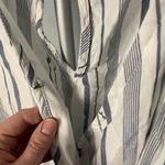 Hollister ‎ striped wrap romper white and blue striped size medium Photo 2