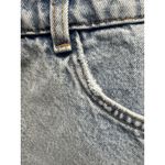 ZARA  Denim Long Sleeve Button Up Jean Mini Dress Sz L Light Blue Wash w/ Pockets Photo 13