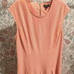 The Limited  Coral Eyelet Fit & Flare Dress Size L NWT Photo 5