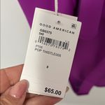 Good American  Modern Tank Scuba Bodysuit Poo Thistle Purple Photo 7