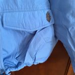 Free People NWT Off the Bleachers Coaches Jacket in Sapphire Photo 3