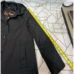 Lauren By Ralph Lauren Waterproof Raincoat Removable Hood Black Womens Large Photo 12