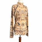 Marine Serre  White Line Tattoo Printed Top Photo 7