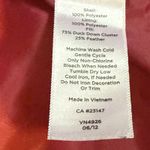 Talbots ‎ Puffer Jacket Womens Large Magenta Red Down Filled Quilted Vest Photo 8