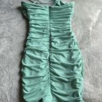 Oh Polly  Mint Backless Cut Out  Ruched Dress Size 2 Photo 1