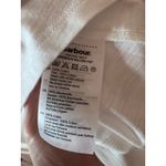 Barbour  white womens willow peplum sleeveless cotton top size 14 NWT $55 Photo 5