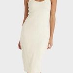 Women's FLX Dress Size S Cream Sleeveless Tan Photo 0