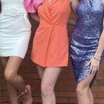 Orange Blazer Romper Photo 2