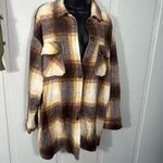 Pretty Garden Women's Plaid Shacket Flannel Size XXL EUC Photo 1
