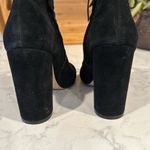 Sam Edelman  Yvie Boot Black Suede lace up sexy avant-garde night out size 7 Photo 5