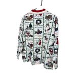 Vintage Nutcracker Christmas All Over Print Long Sleeve Top Holiday White Size L Photo 7