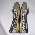 Sperry Y2K  Top Sider Animal Print Preppy Boat Shoes Gray Leather Women’s Size 10 Photo 7