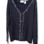 Jaclyn Smith  Beaded‎ Cardigan Sweater Photo 0
