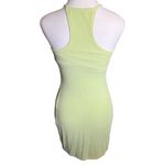 Spiritual Gangster Women's XS Remi Rib Dress Key Lime Mini Tank Dress Stretch Photo 3