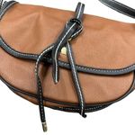 London Fog  Newbury leather crossbody saddlebag Photo 2