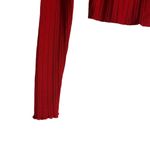 Victor Glemaud Red Purple Colorblock Cropped Cardigan Wool Sweater XS Photo 8