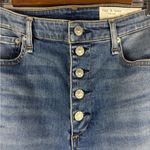 Rag and Bone  Size 29 Nina High Rise Button Fly Denim Jeans‎ Raw Hem Fire Island Photo 2