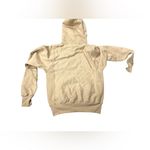 Champion ‎ Unisex Beige Pullover Hoodie xs Embroidered Logo Kangaroo Pocket Photo 6