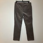 Talbots Soft Corduroy Pants Womens 12p petite Straight Leg Pant Gray Cords Photo 2