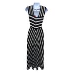 Zimmermann NWT Illuminate Halter Knit Midi Dress Black/Cream Size 0 Photo 10