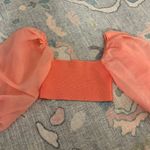 ZARA Pink Organza Knit Top Photo 4