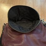 Michael Kors  Black and Maroon Leather Convertible Crossbody Bag Photo 8